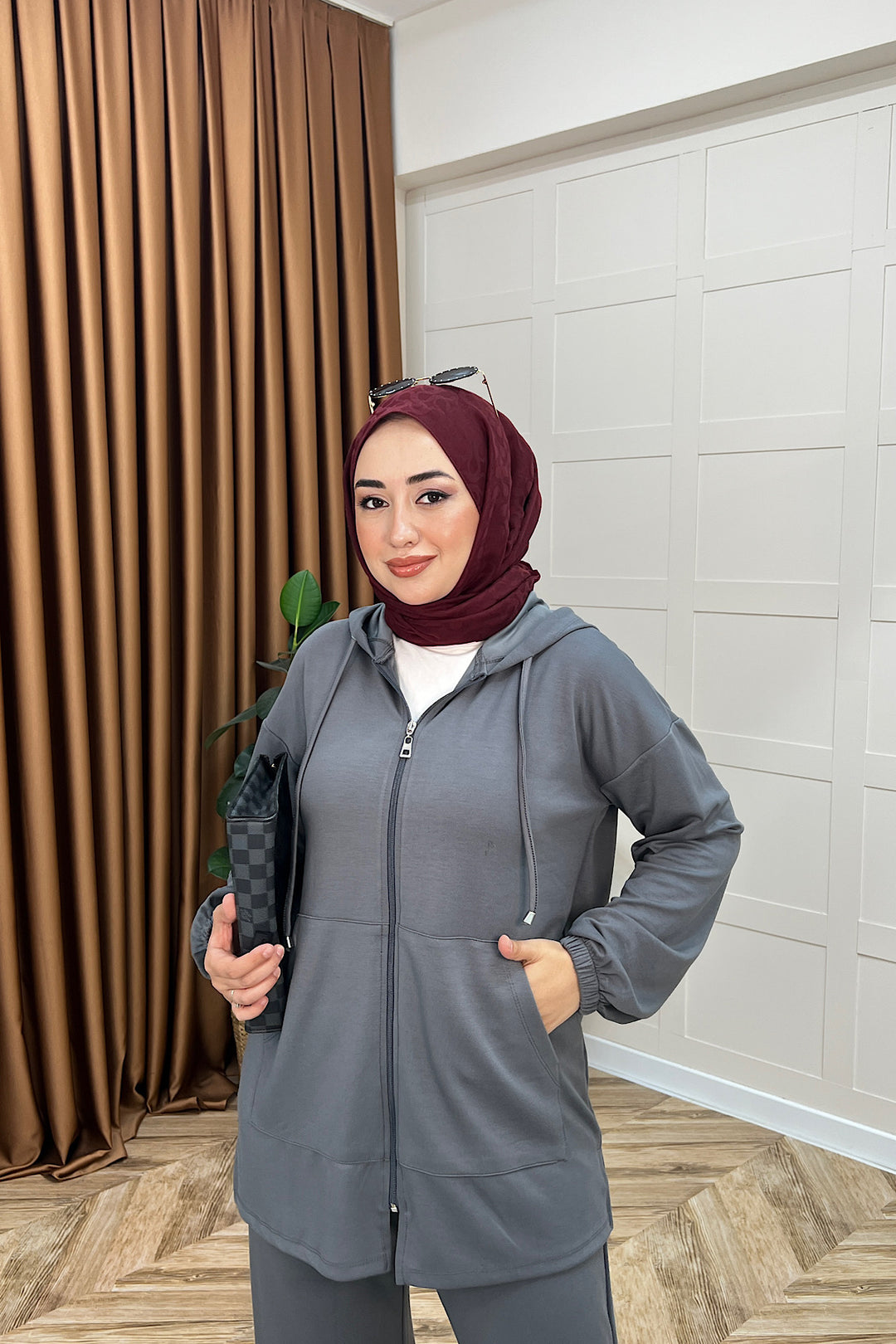 Sarya İkili Takım Gri 3134-GRI