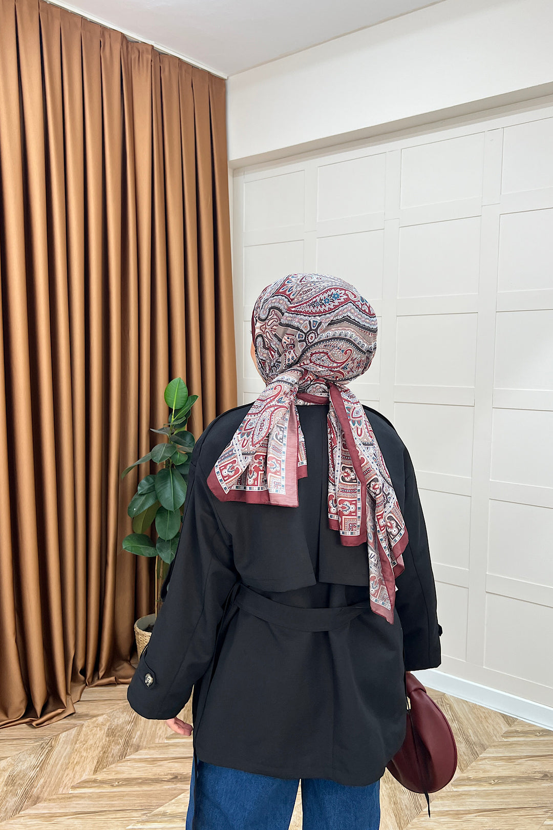 Pera Kuşaklı Trençkot Siyah 5534-SIYAH