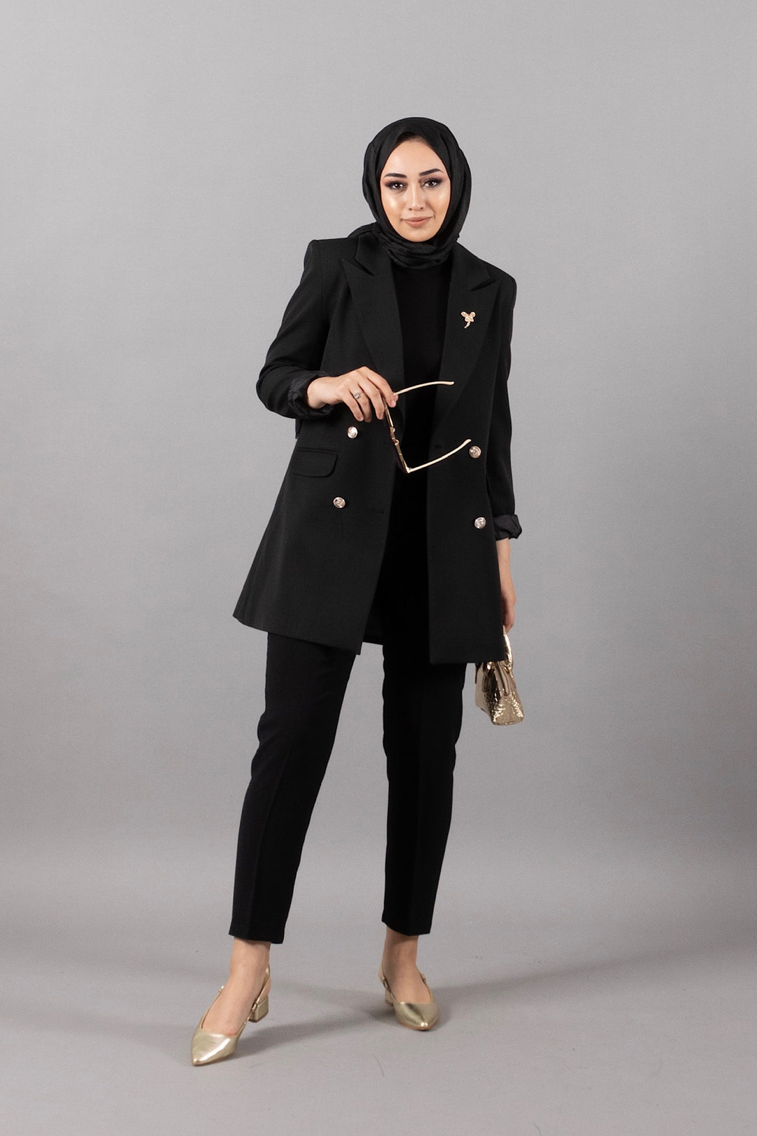 Arel Blazer Ceket Siyah 2028-SIYAH