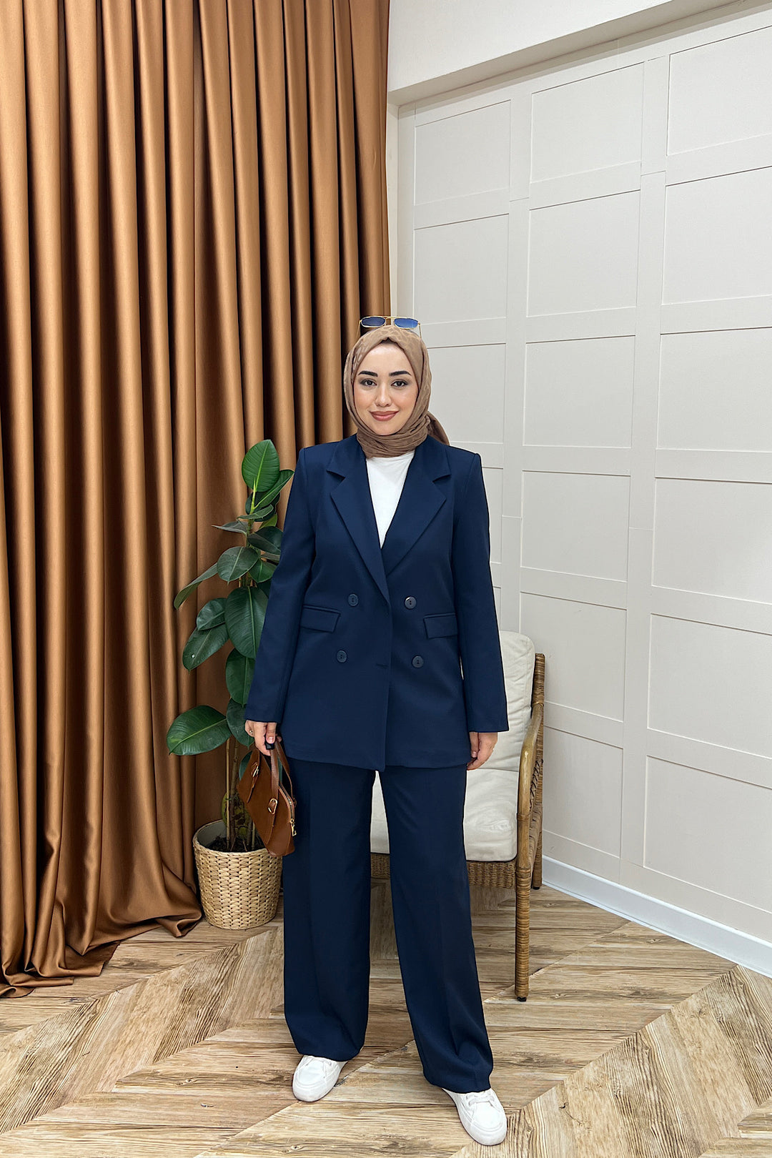 Dört Düğme Ceket Takım Lacivert 6152-LACIVERT