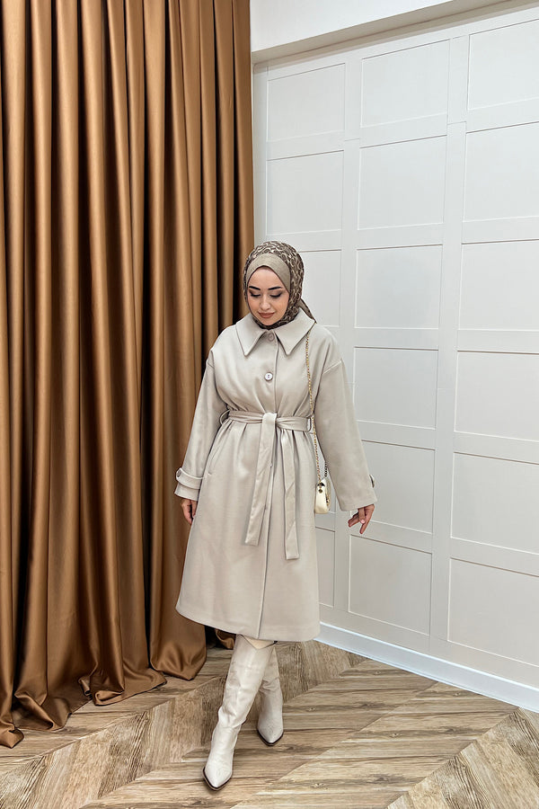 Parla Premium Kumaş Kaban Taş 5516-TAS