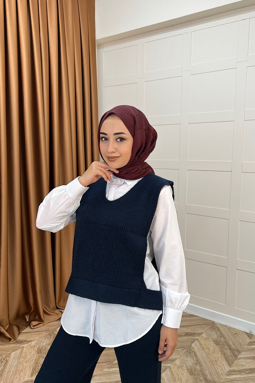 Venüs Üçlü Triko Takım Lacivert 25450-LACIVERT