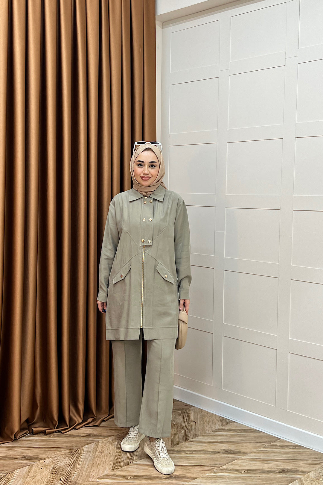 Elina İkili Takım Yeşil 3040-YESIL