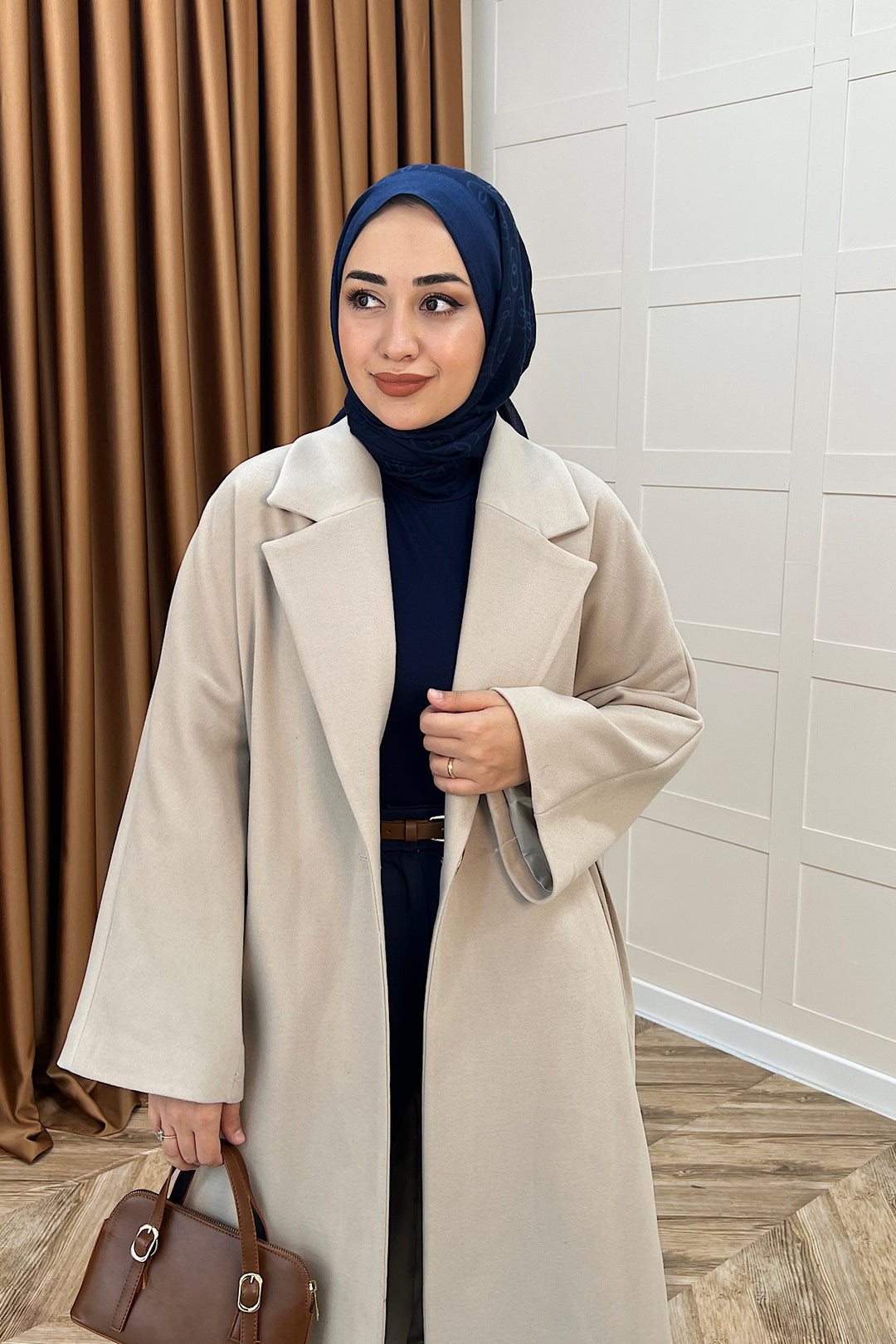 Yıldız Premium Kumaş Kuşaklı Kaban Taş 5515-TAS