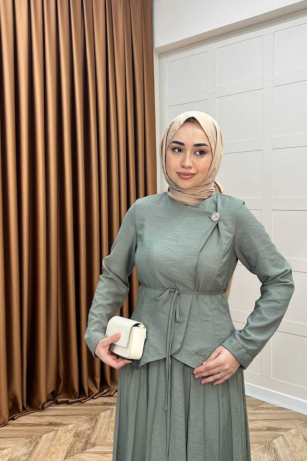 Mitra İkili Etek Takım Yeşil 5021-YESIL