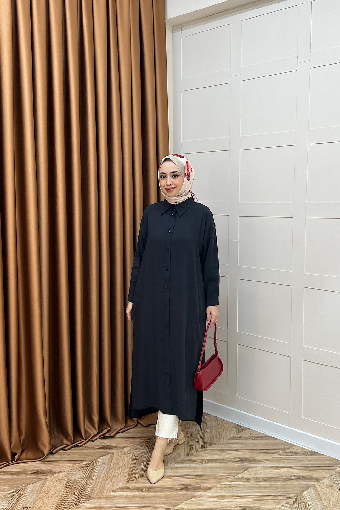 Cupra Uzun Tunik Siyah 02760-SIYAH