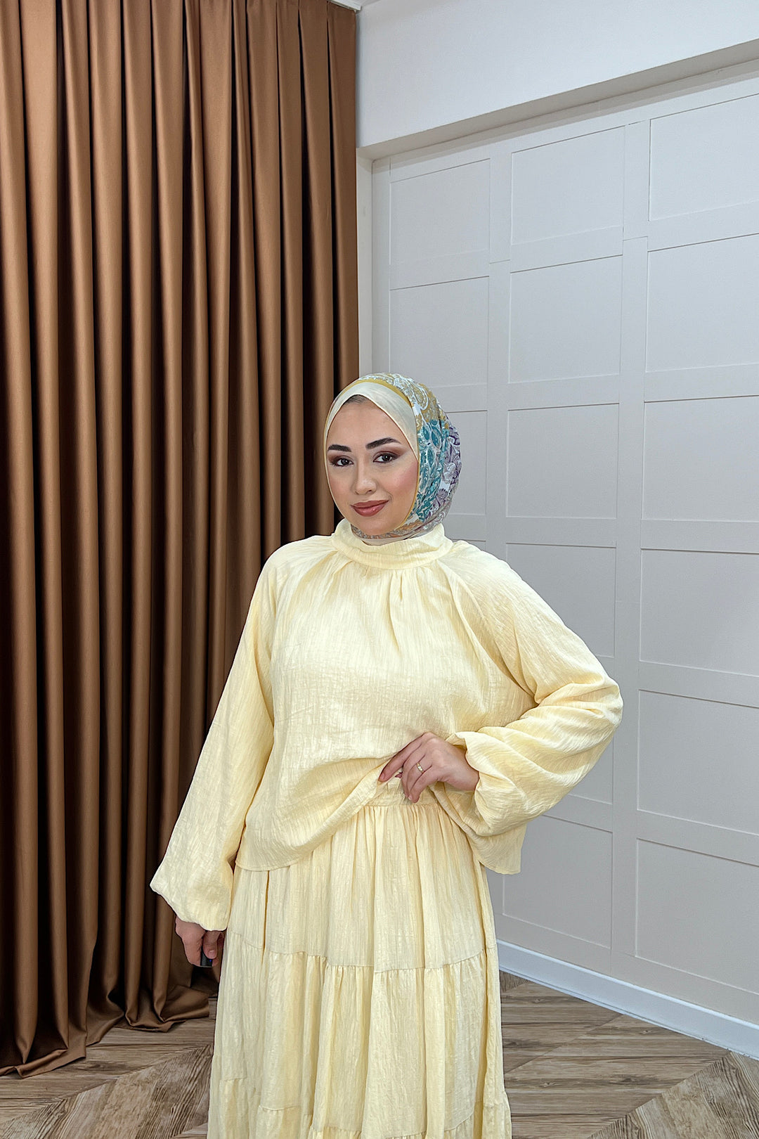 Leona Etek Takım Sarı 3384-SARI