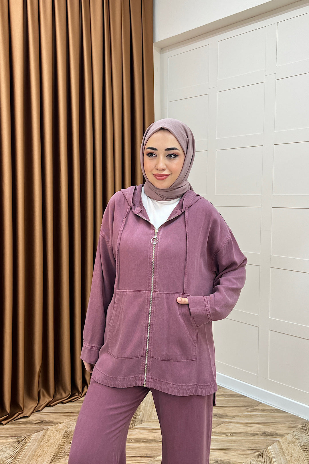 Adella İkili Takım Gül Kurusu 7433-GULKURUSU