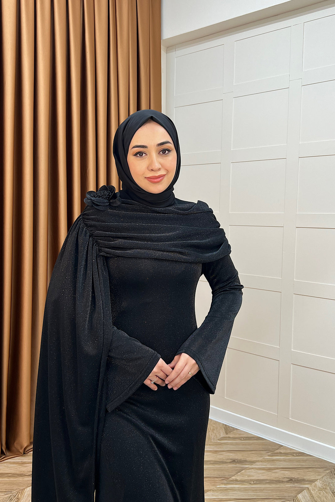 Elara Balık Abiye Siyah 3086-SIYAH