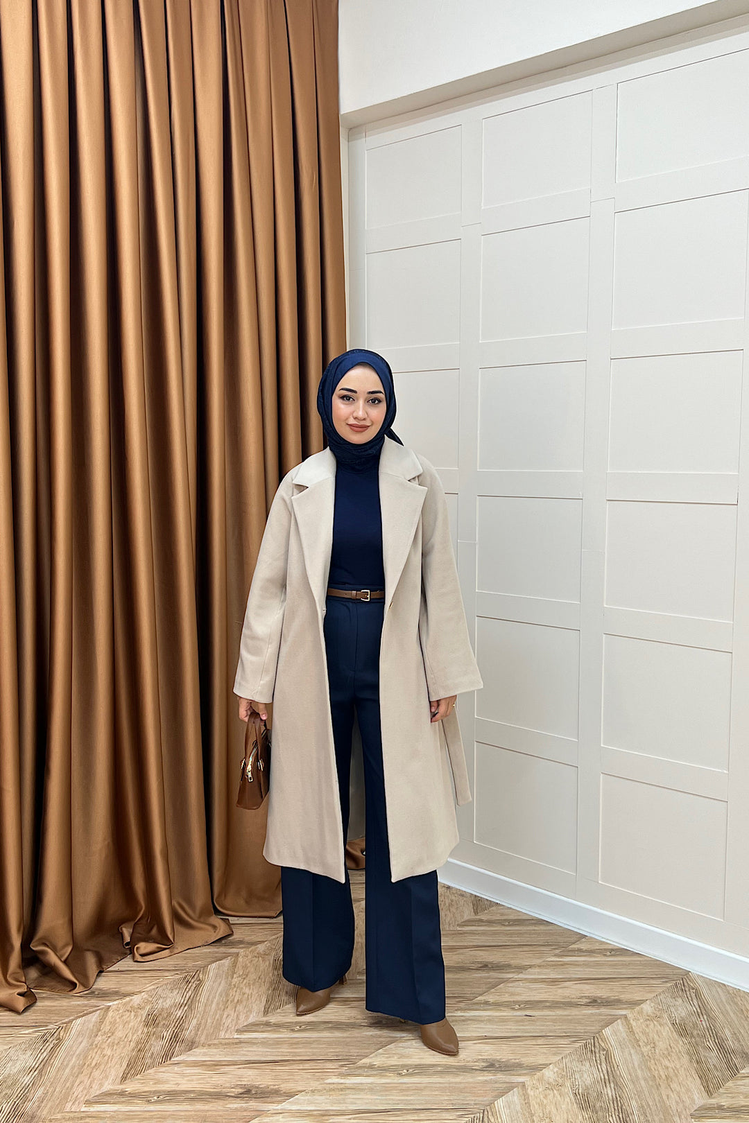 Yıldız Premium Kumaş Kuşaklı Kaban Taş 5515-TAS