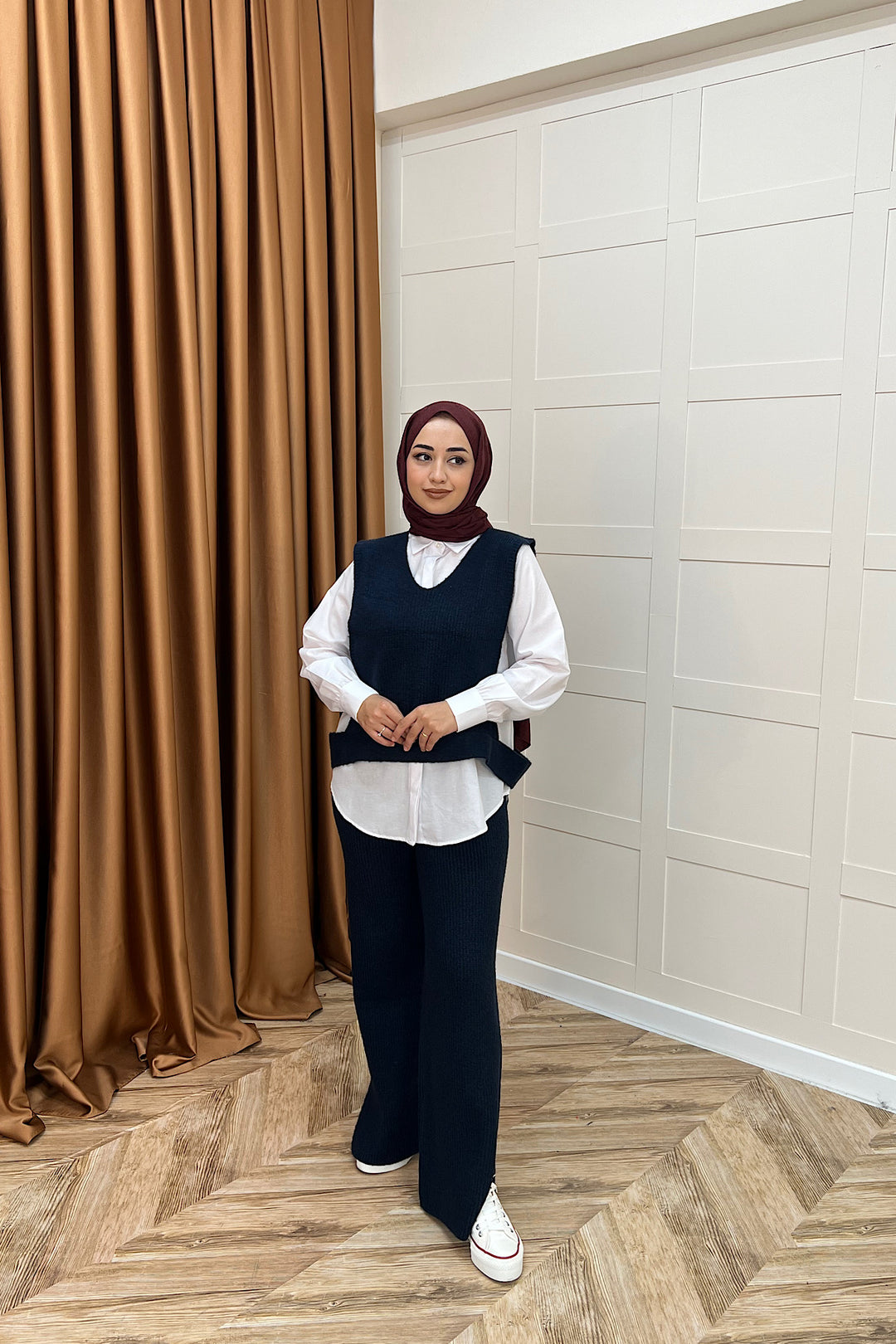 Venüs Üçlü Triko Takım Lacivert 25450-LACIVERT