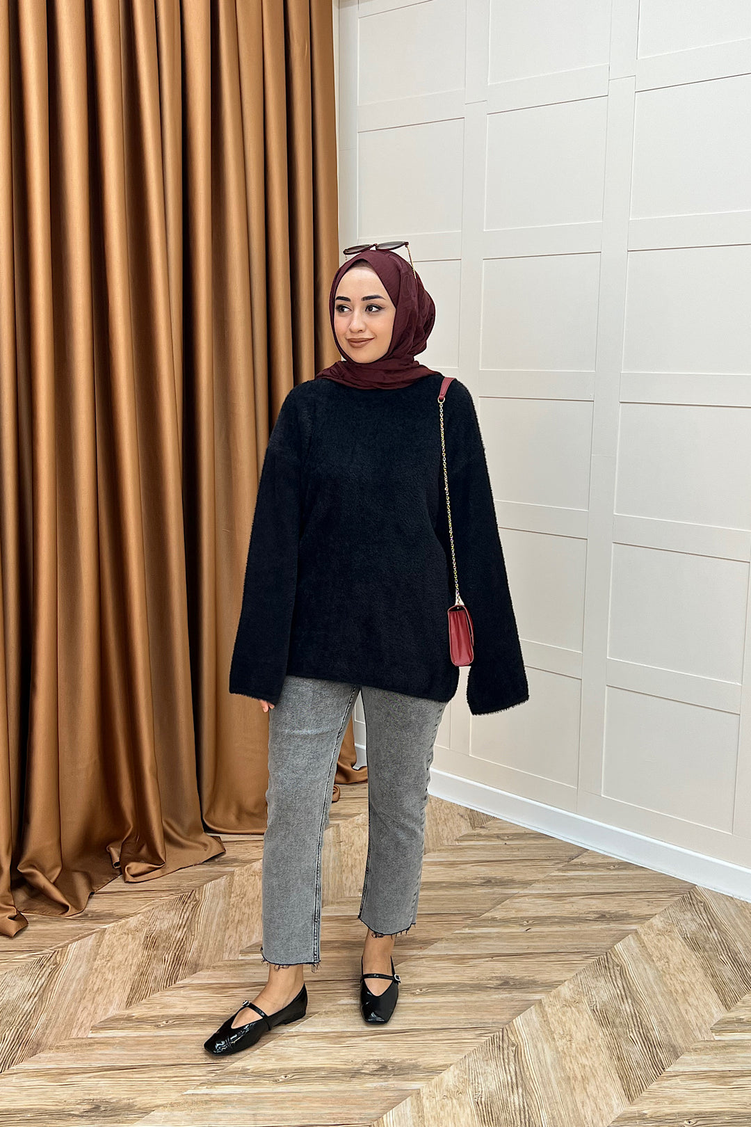 Leyal Triko Kazak Siyah 25440-SIYAH