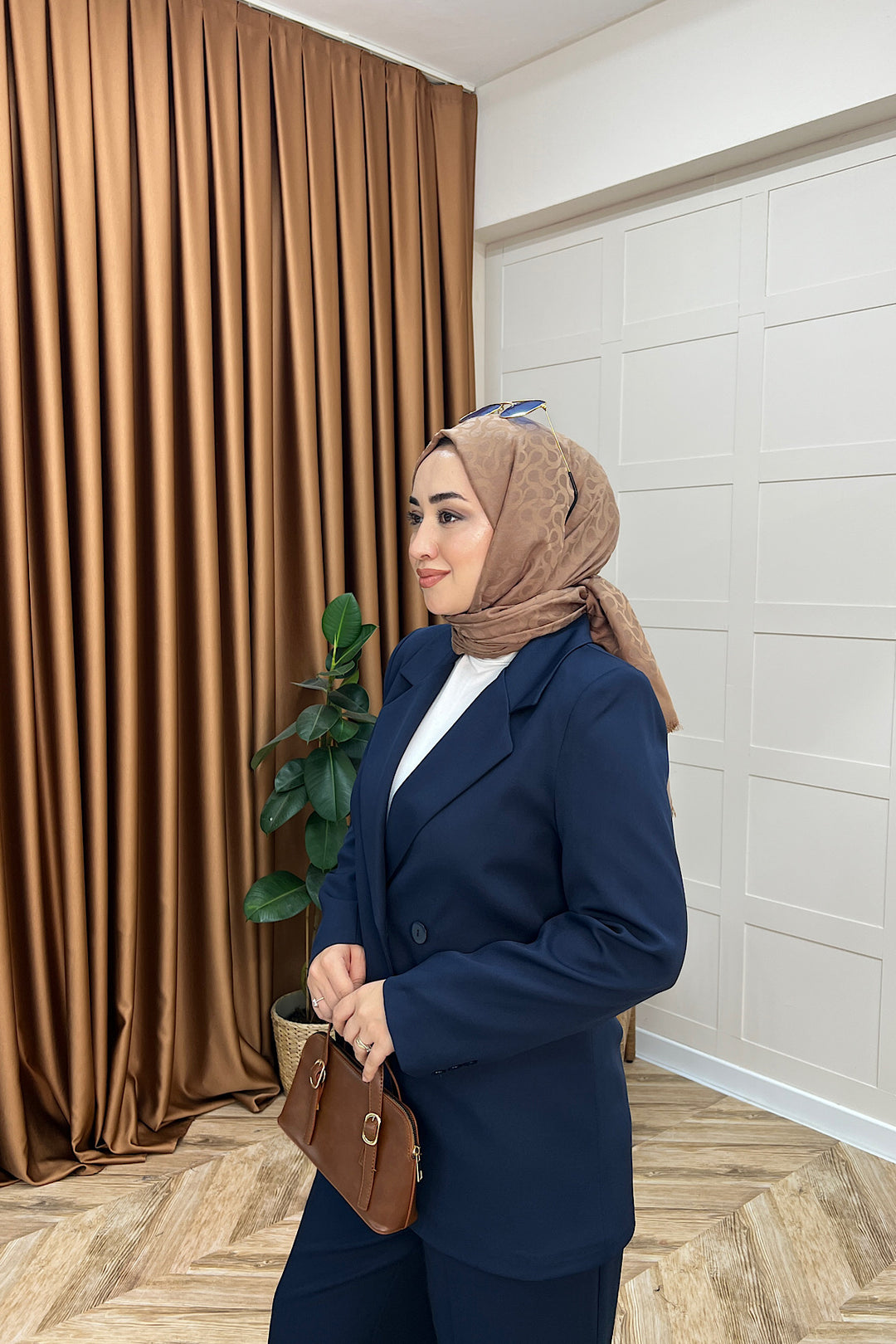 Dört Düğme Ceket Takım Lacivert 6152-LACIVERT