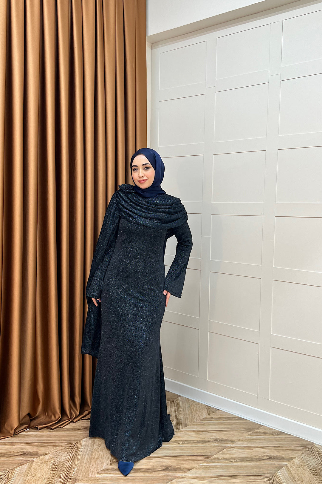 Elara Balık Abiye Lacivert 3086-LACIVERT