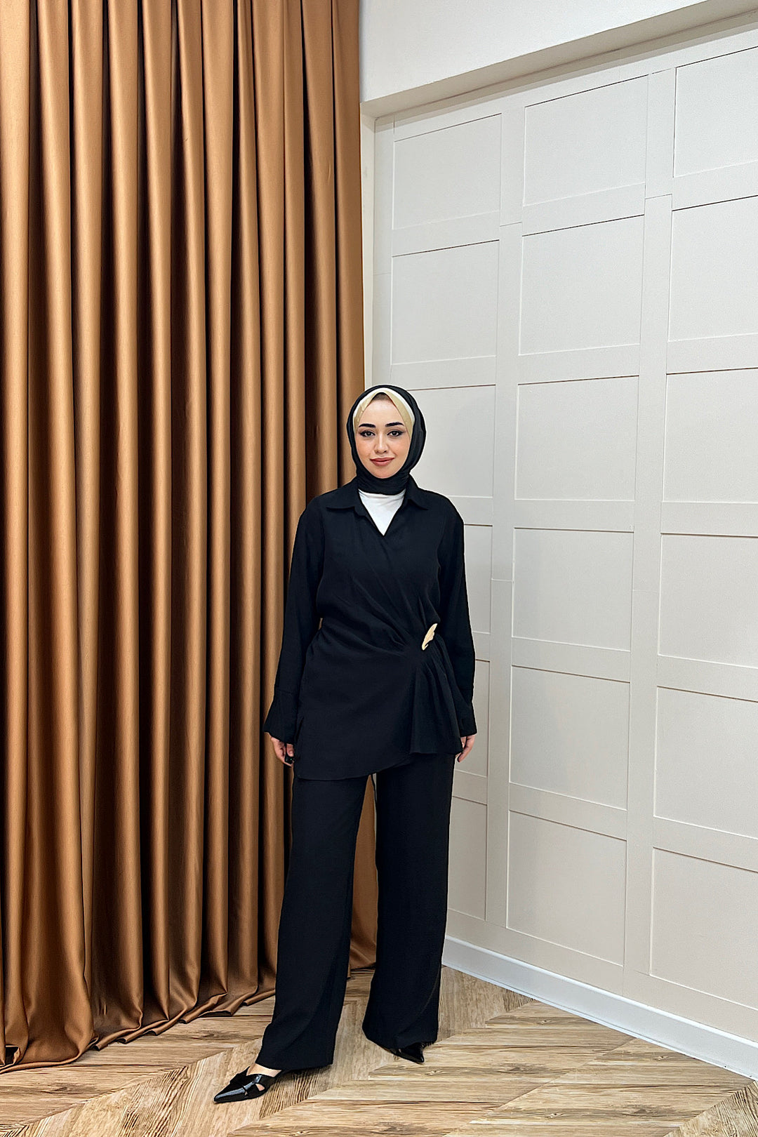 Mihri İkili Takım Siyah 4413-SIYAH