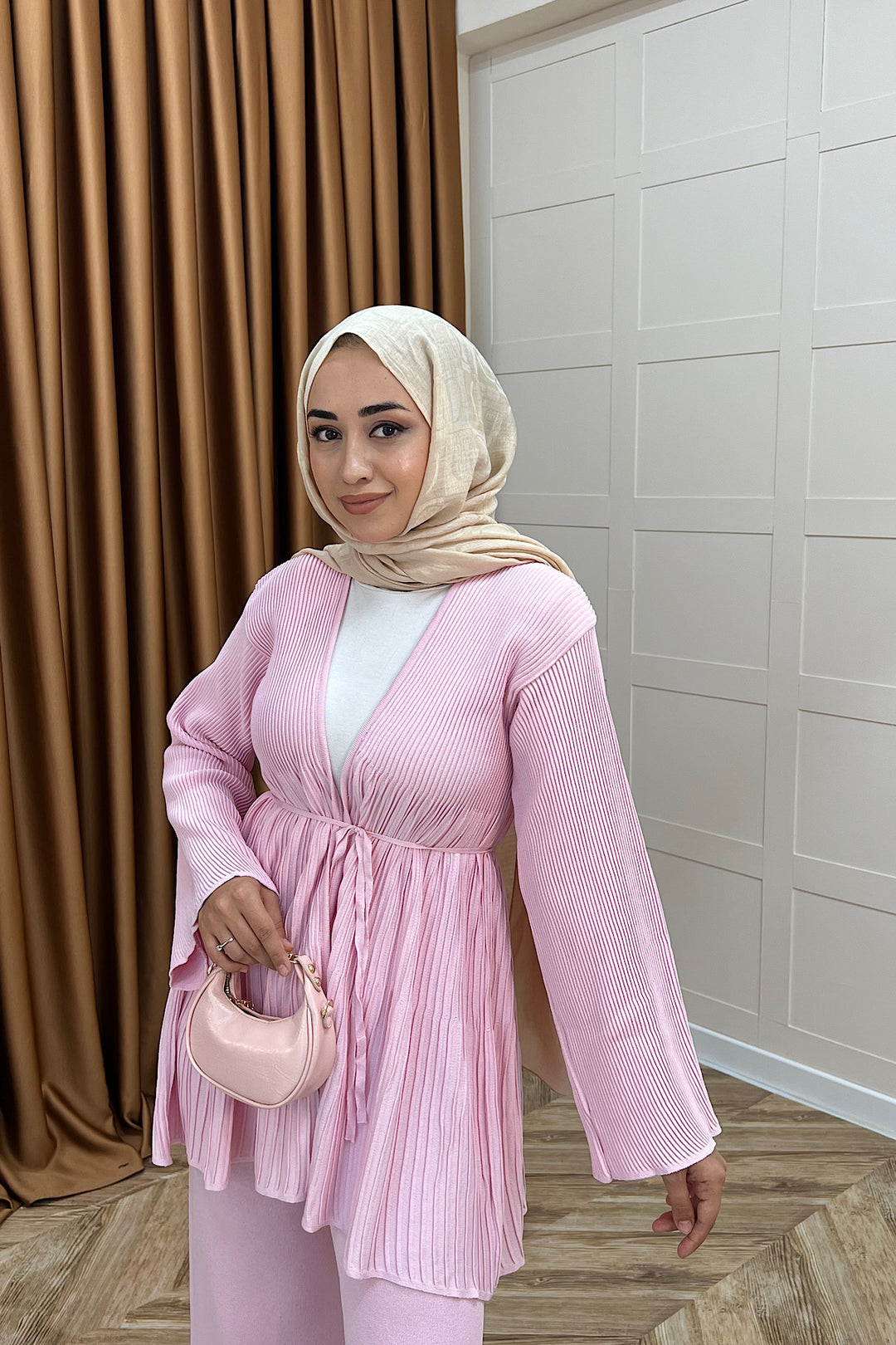 Patara Merserize Triko Takım Pembe 25400-PEMBE