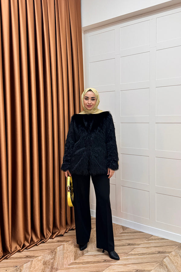 Divine Kürk Kaban Siyah 5524-SIYAH