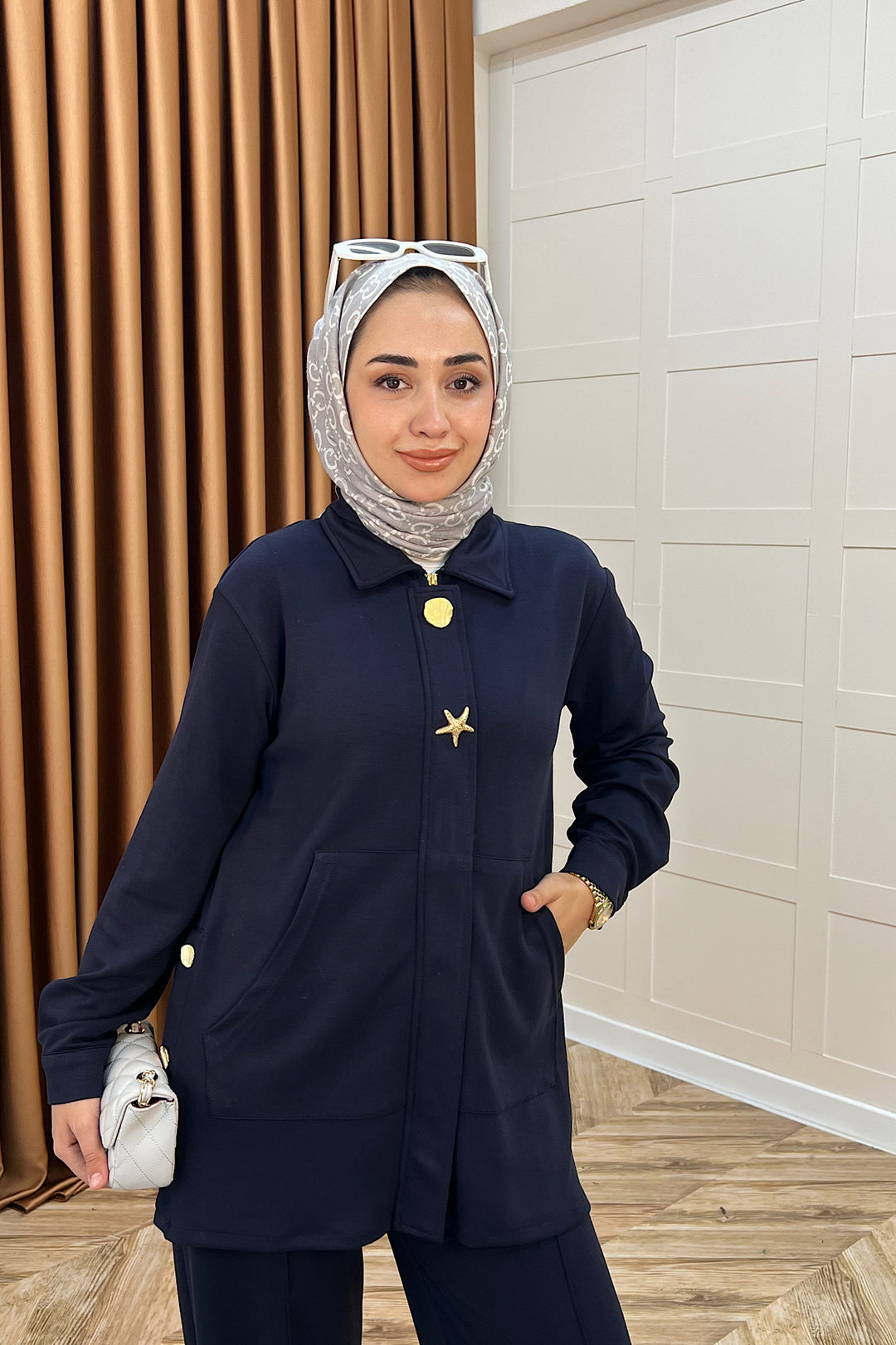 Selvi Gizli Patlı Takım Lacivert 02006-LACIVERT