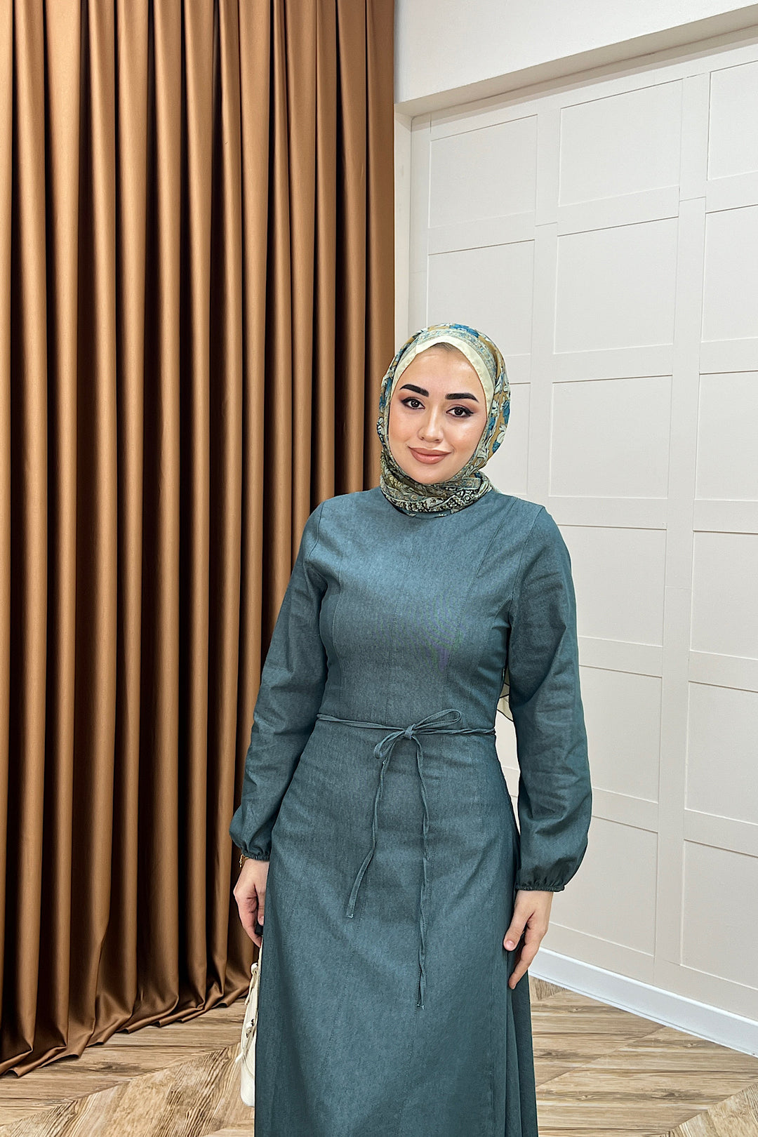 Gloria Kot Elbise Yeşil 5028-YESIL