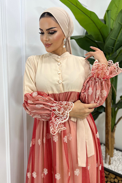 Darlin Elbise-Kırmızı - 2