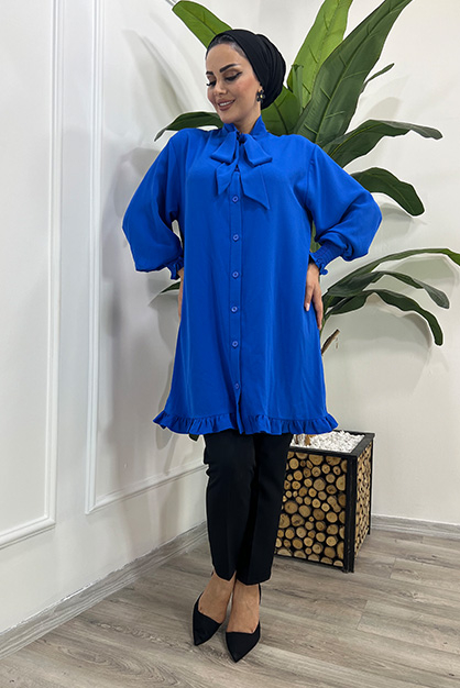 Fuarlı Tunik-Saks - 3