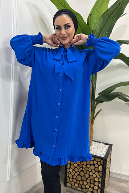 Fuarlı Tunik-Saks - 1