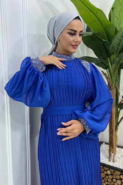 Modam Afra - Taşlı Janjan Abiye-Saks (1)
