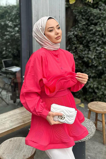 Viole Gömlek-Fuşya - 1
