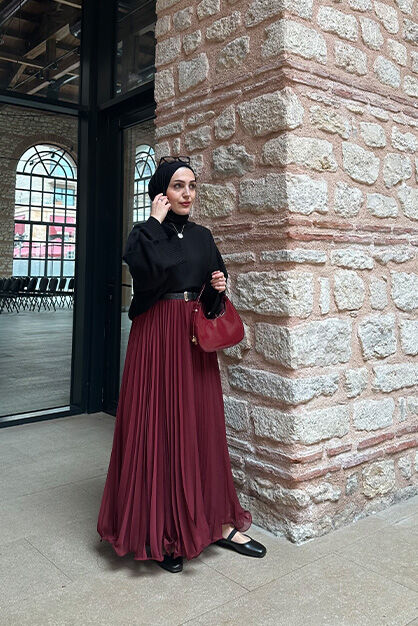 Yarasa Kol Triko Kazak Siyah - 3