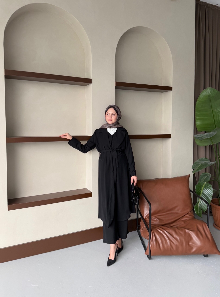 ZARA ASEL DÖRTLÜ TAKIM -SİYAH RENK - 2