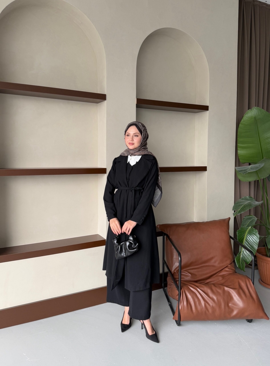 ZARA ASEL DÖRTLÜ TAKIM -SİYAH RENK - 3